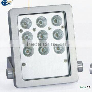 2015 New 11W IP65 led flood light 12v/24V DC outdoor dmx landscape lighting