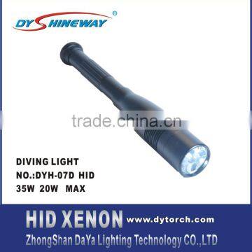 DYH-07 baseball bat hid torch ,hid lamp 35w,3*18650 lion battery rechargeable,1000meters spot distance