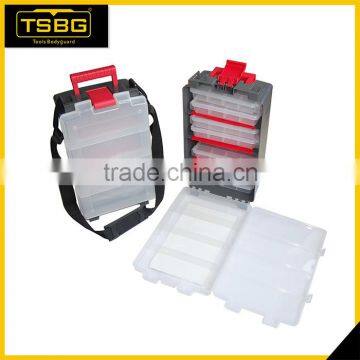 2016 Good quality new plastic box with clip on lid