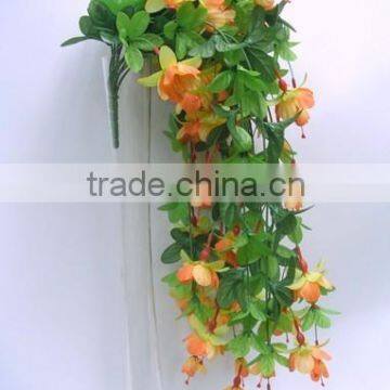 Flower Decoration for Wedding L 27" Fuchsia Wall Hanging Artificial Flowers Vine photo-2
