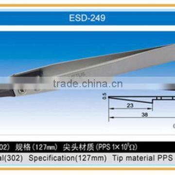 Sliver Stainless Steel ESD Tweezer With Removable Tweezer Head photo-5