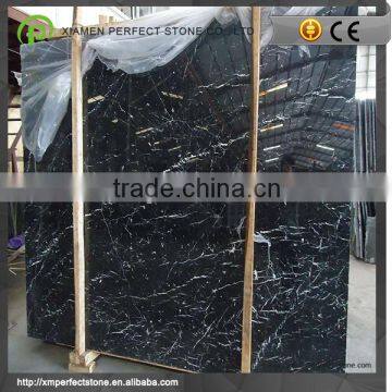 Nero marquina marble top kitchen table