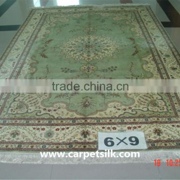 hand knotted pure silk carpet persian carpet turkish carpet iranian carpet