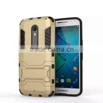 2 In 1 Hot Selling Iron-Bear Stand Rugged Hybrid Cover Case For Motorola Moto X Style photo-4