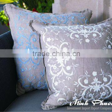 Handmade square cushion/pillow high quality