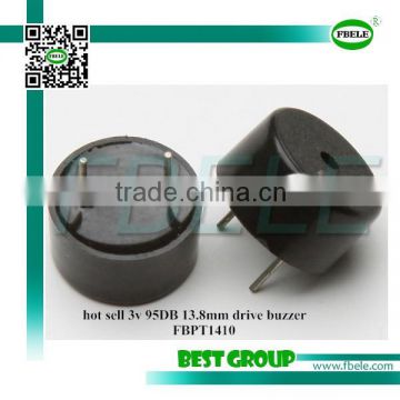 hot sell 3v 95DB 13.8mm drive buzzer FBPT1410