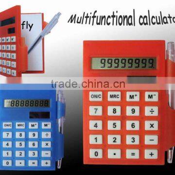 Box calculator with pen