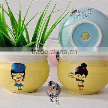 Hand Painting Ceramic Flower Pot Outdoor photo-3