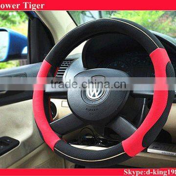 Leather Car Steering Wheel Cover