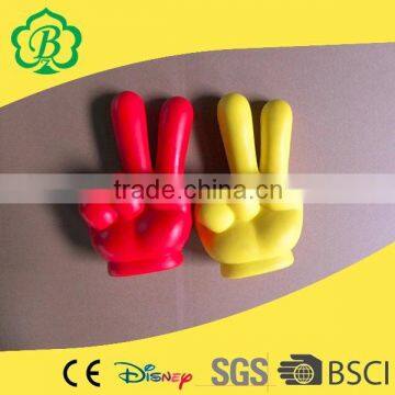High Quaily Promotional Toys PU Reliever Thumbs Hand Shape Stress Ball photo-5