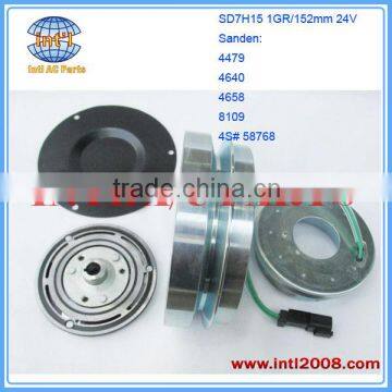 SD7H15 1pk magnetic clutch pulley assembly 24V sanden 4479 4640 8109 4S# 58768 106-5122 ABPN83304734 fit for Caterpillar