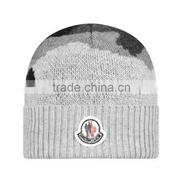 winter cheap knitted wool hat for men