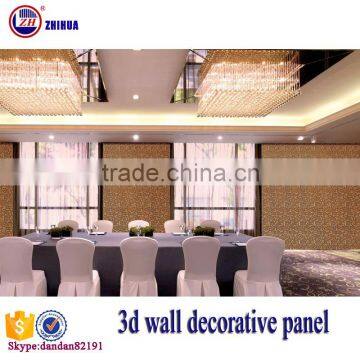 Eco-friendly 3d effect wood decorative wall panel elevator wall panel