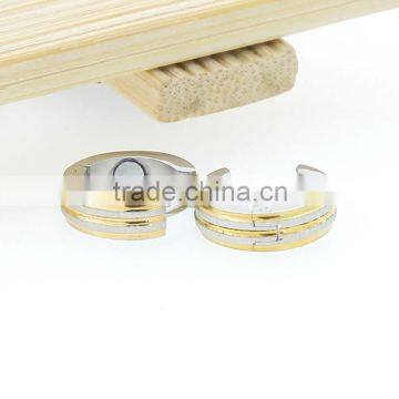 38 Jewelry Earring Gold Designs With CZ Hoop Muslim Jewelry Gold Earring photo-4