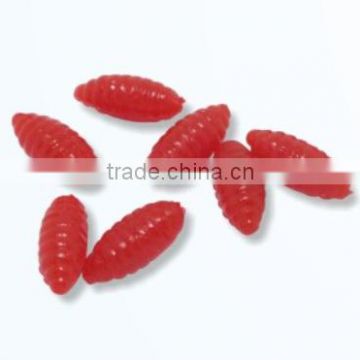 Flavored carp fishing fake maggots