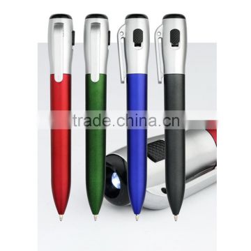 Hot selling Led Light Ballpoint Pen Promotional Pen With LED Light Laser Pointer