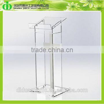 DDL-0057 Trade Assurance Alibaba China Supplier Wholesale Podium Acrylic Lectern