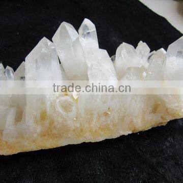 natural pure white crystal cluster quartz clear crystal cluster