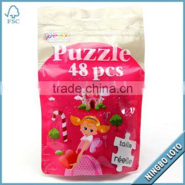 Girl Sex China Children Paper Puzzle