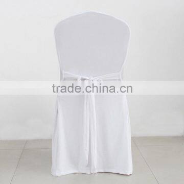 Beautiful White Ruffled Wedding Chair Cover