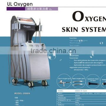 2016 skin rejuvenation dermabrasion dermabrasion oxygen peel/oxygen injection machine