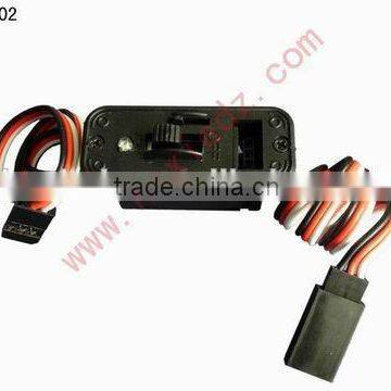 Heavy-duty Futaba Switch with charge port 22AWG Wire