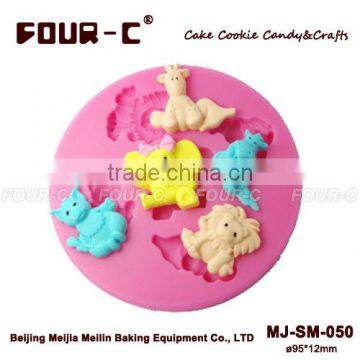 Baby Animals sugar art silicone molds,high quality fondant art molds