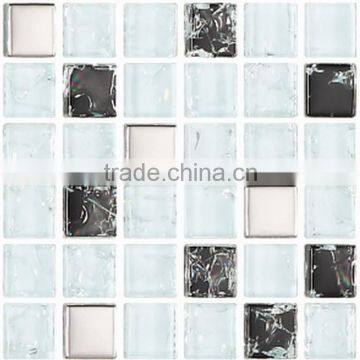 cheap glass crack series mosaic tile for home interior decoration /wallpapers(PMG15L012)