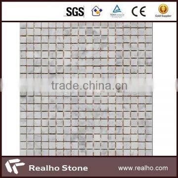 venatino white stone mosaic