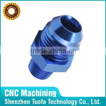 CNC machined Industrial anodized aluminum tube fittings