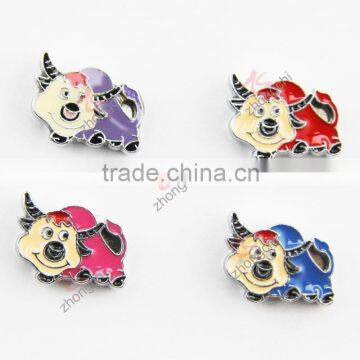 zinc alloy metal buffalo charm