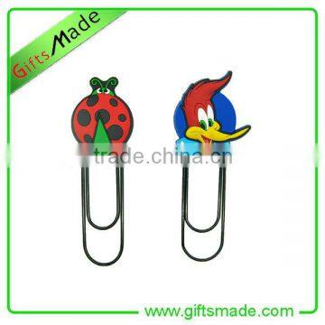 fashional 3D soft pvc bookmark