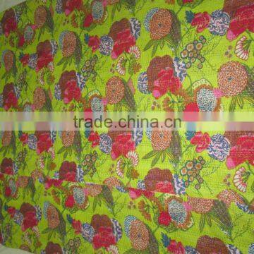 NATURAL COLOURS AND BEAUTIFUL PRINTS OVER A SINGLE BED SPREAD