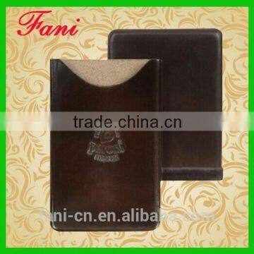 Guangzhou Fani genuine leather card case/ Embossed business card case/Leather card holder wallet