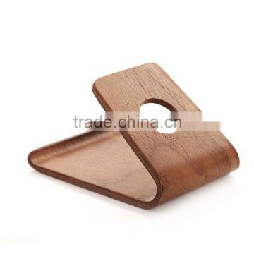 wood stand holder for cell phone/wood phone holder