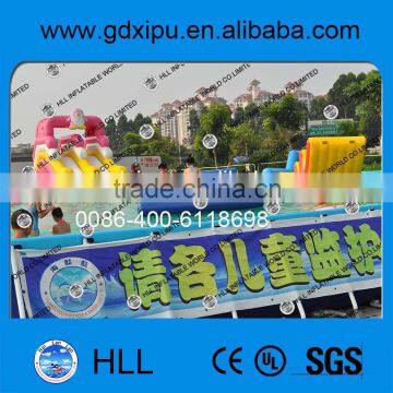 2015 hot sale high quality hippo inflatable water slide for children