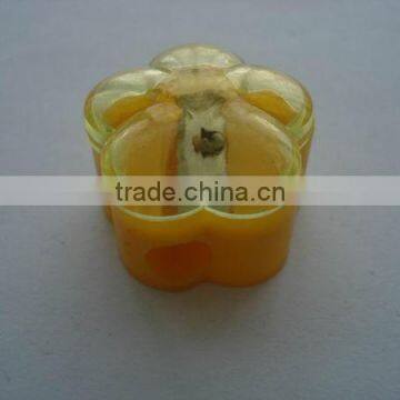 Low price flower shape pencil sharpener for promotion