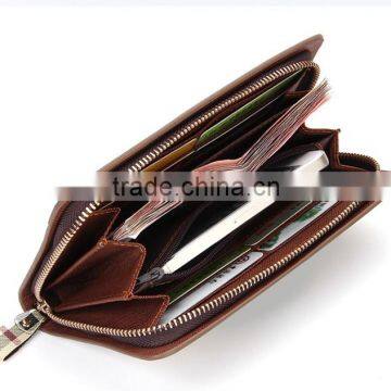 Popular Product Factory Wholesale Large Capacity Baellerry Men's Zipper Clutch Wallet photo-5