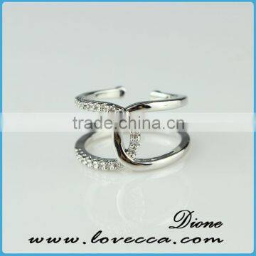 2015 fashion jewelry ring!latest weddingring design !micro pave diamond setting ring-new style trendy rings jewellery