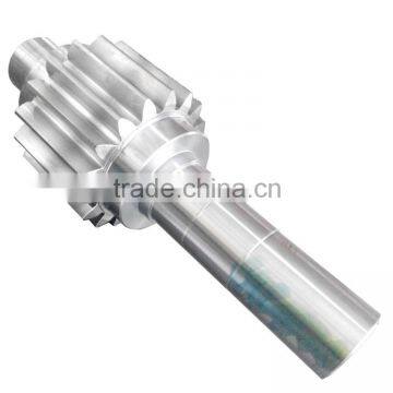 Cnc machinery spline spur shaft with sprocket