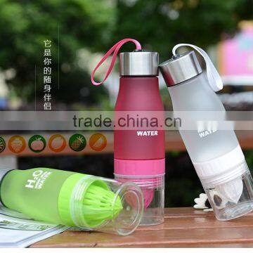 Plastic Lemon Water Bottle Juice Cup Fruit Cups Filter Lemon Squeezer Fruit Juice Bottle photo-4