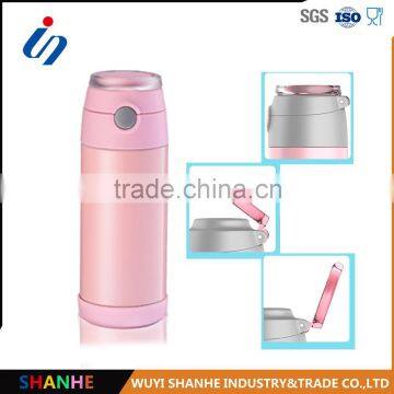 2016 New Designed Kid Bottle Stainless Steel Water Bottle With Straw and Suction Nozzle photo-3