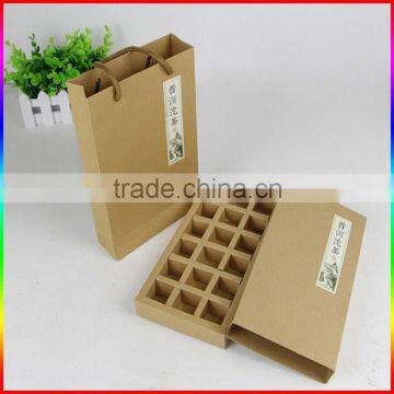 custom kraft paper packing box packing bag sets