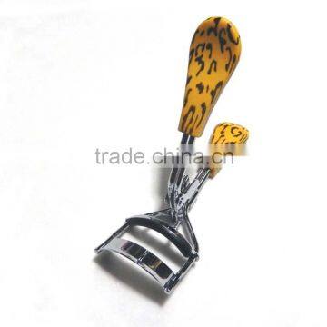 Leopard pattern pp handle carbon steel Eyelash curler