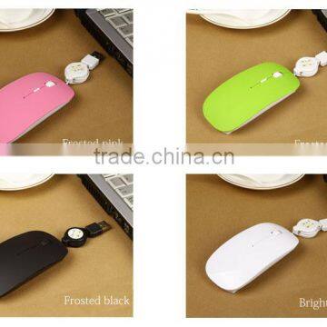 1200 dpi scalable lovely schoolgirl notebook mouse cable 4 color optional