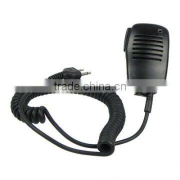 2 PIN Handheld Speaker Mic for ICOM IC-V8/V82 STANDARD HORIZON Cobra Vertex Maxon Uniden Black IC-25 New