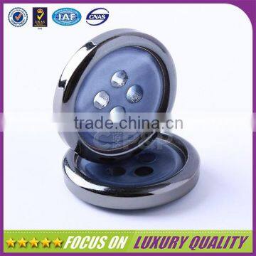 33L mixed color round plating suit button for ladies