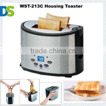 WST-213C 850W 2 Slices Width Slots Housing Toaster