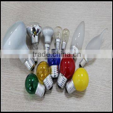 Standard incandescent bulbs/lamps C35/G45 12V/110V/220V round/mushroom/candle/globe 25w-500w