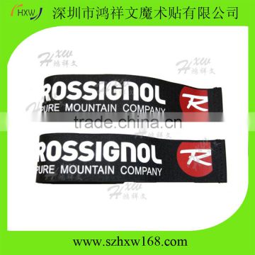 Custom logo printed adjustable nylon Apline ski binding strap